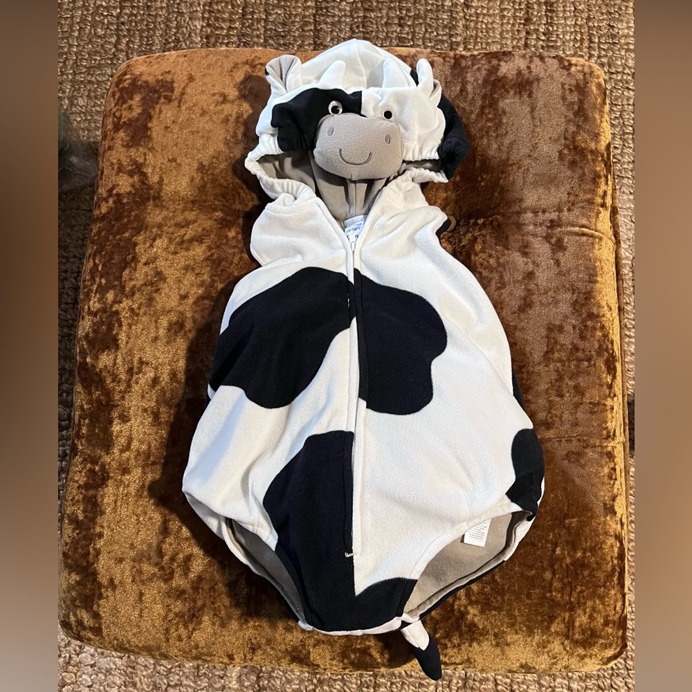 Carter's Cow Costume One-Piece - Size 12-18M - Fantasy Play & Cosplay